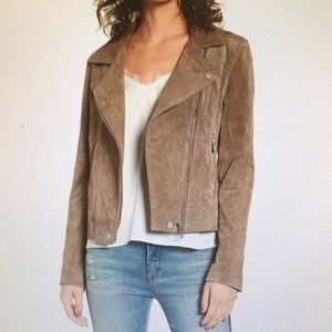 Blanknyc suede moto jacket